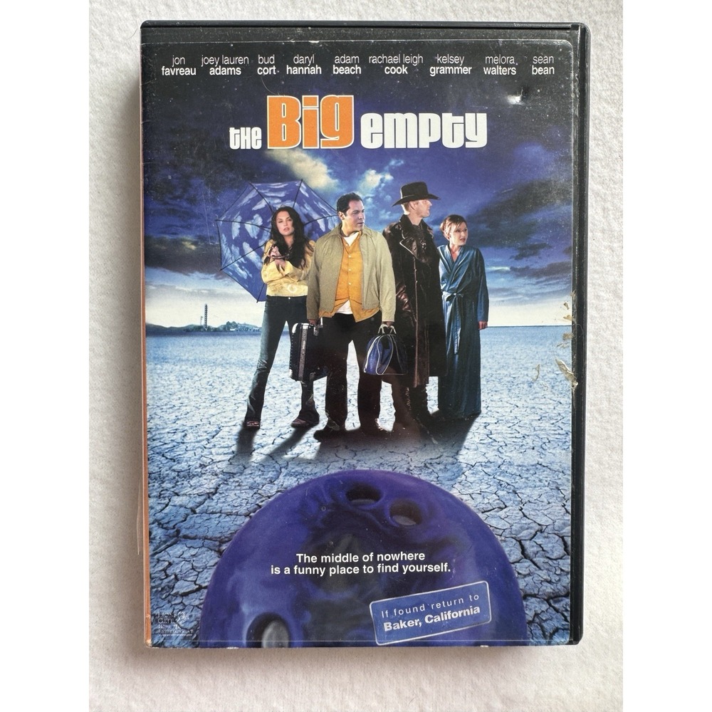 The Big Empty DVD | Jon Favreau Mystery‎ Drama Indie Film California